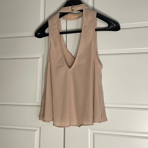 Show Me Your Mumu Casey Collar Top Dusty Blush Pastel - Picture 3 of 11